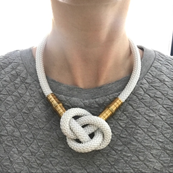 White rope necklace Clearance